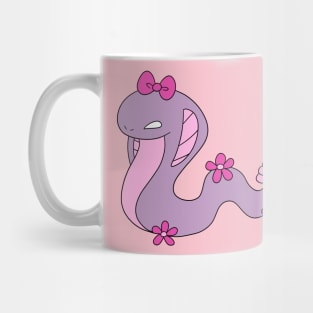 Flowery Rattle Snake Mug